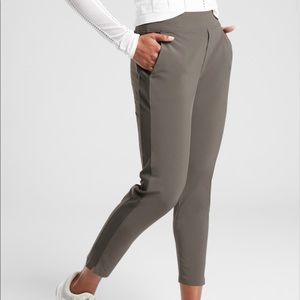 Athleta Brooklyn Ankle Pant olive green NWOT